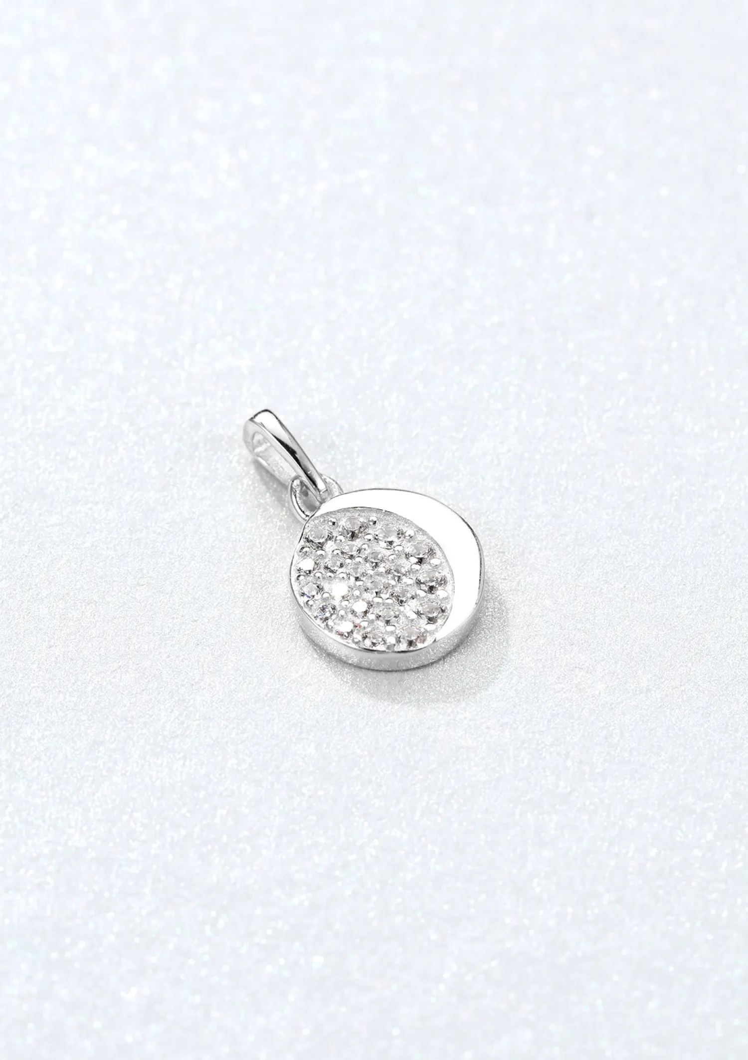Anhänger | Hey Happiness Mond Anhänger Sterlingsilber Silver