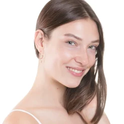 Creolen | Hey Happiness Mond und Stern Creolen in Rosegold Rose Gold