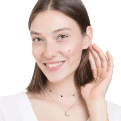 Necklace Sets | Hey Happiness Mond und Stern Schmuckset Ketten in Silberfarbe Silver
