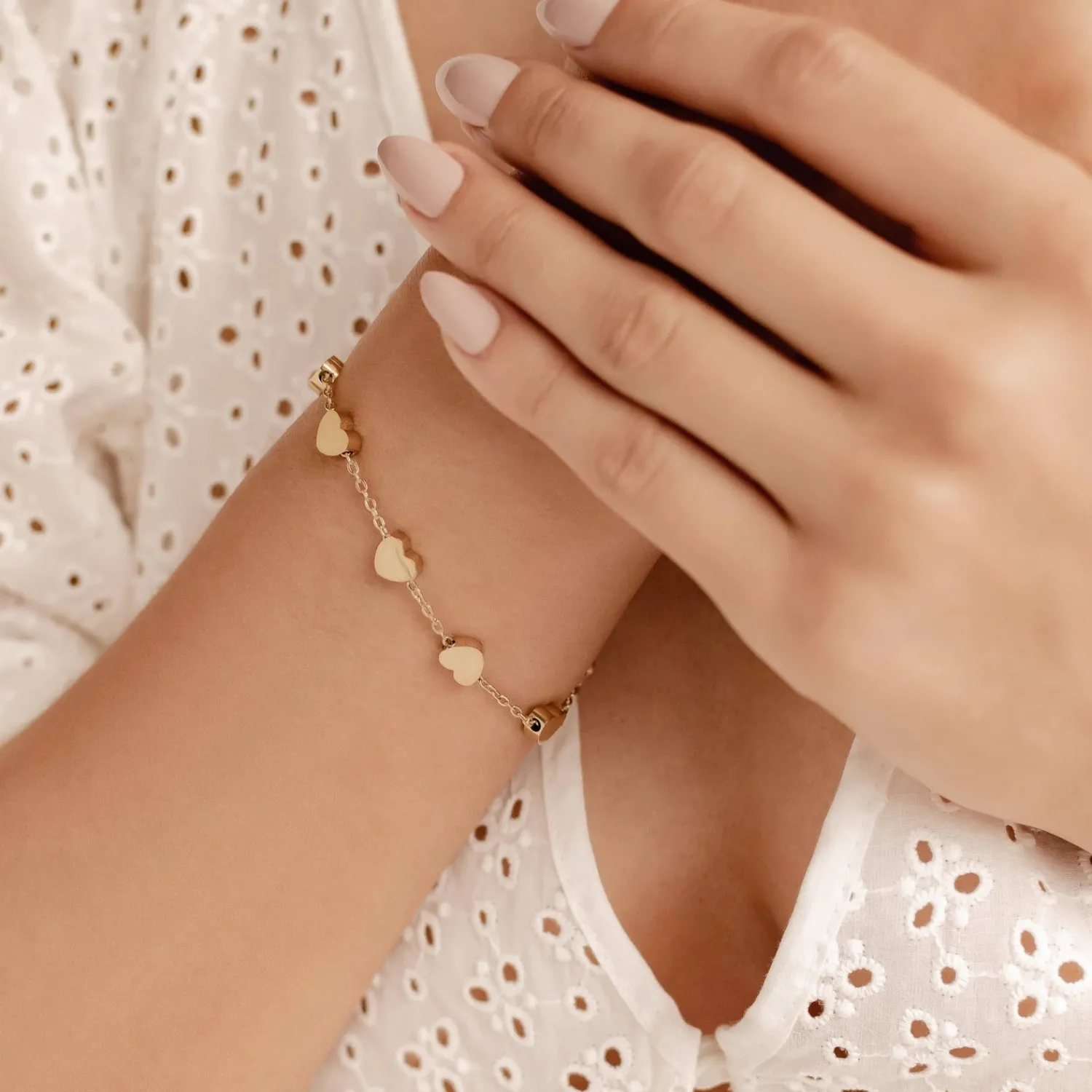 Charm Armbänder | Hey Happiness Multi-Herzen Armband
