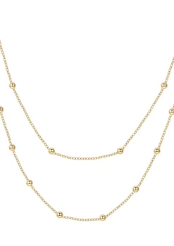Necklace Sets | Hey Happiness Multilayer Ketten Set in Gold