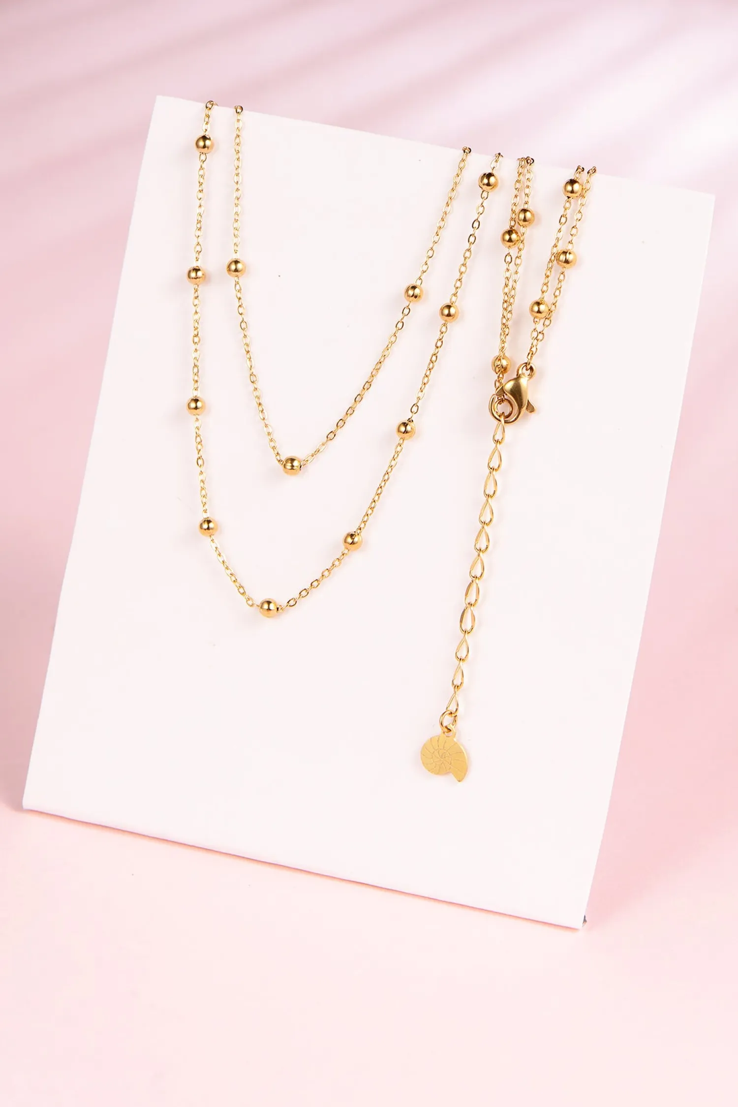 Necklace Sets | Hey Happiness Multilayer Ketten Set in Gold