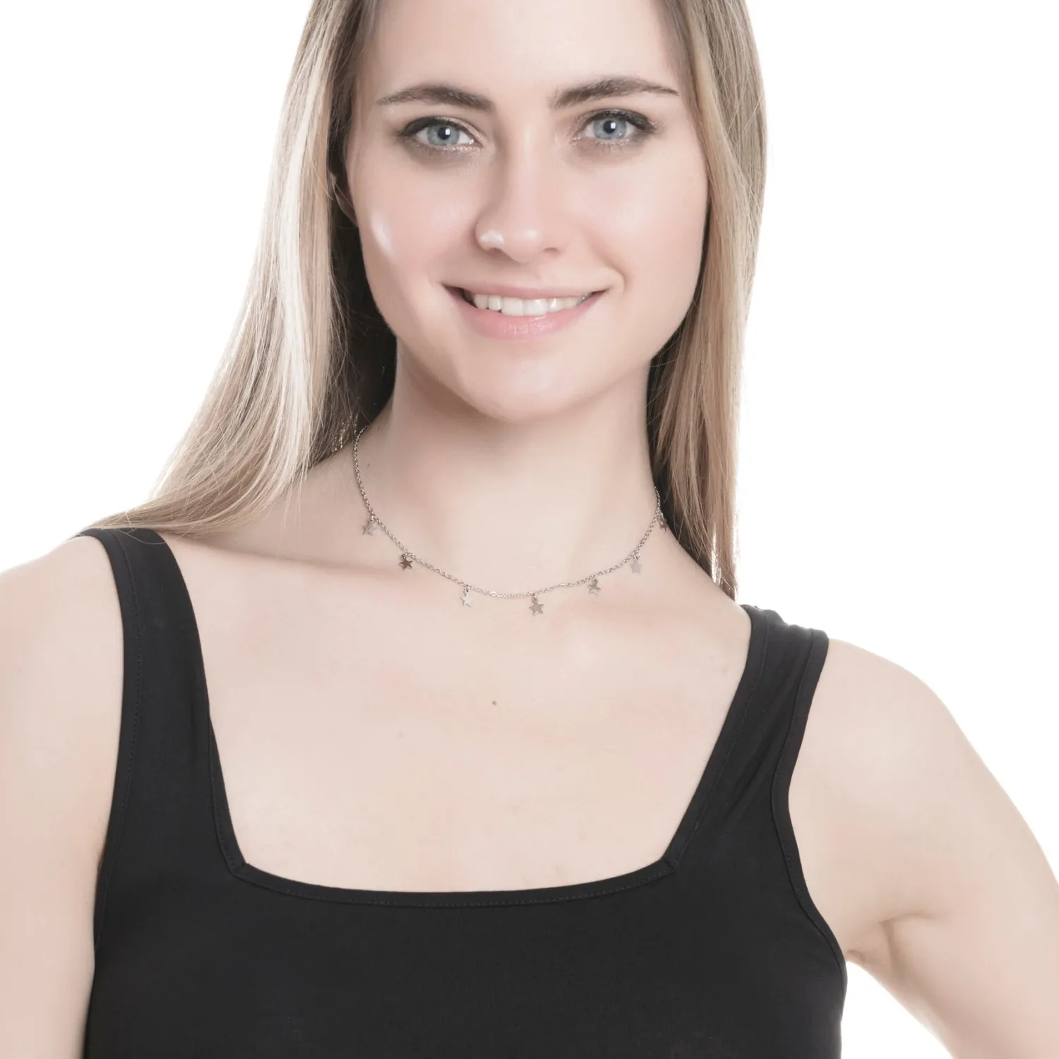 Necklace Sets | Hey Happiness Multilayer Ketten Set in Silber Silver