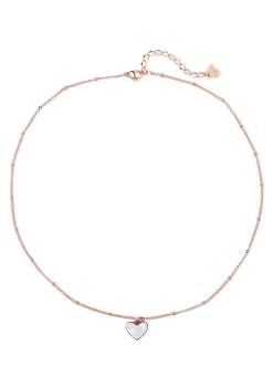 Filigrane Ketten | Hey Happiness Muschelschale Herz Kette in Rosegold Rose Gold