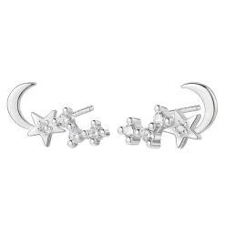 Ohrstecker | Hey Happiness Nachthimmel Ohrstecker aus Sterlingsilber Silver