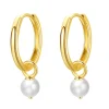 Creolen | Hey Happiness New Beginnings Perlen Creolen Gold 585