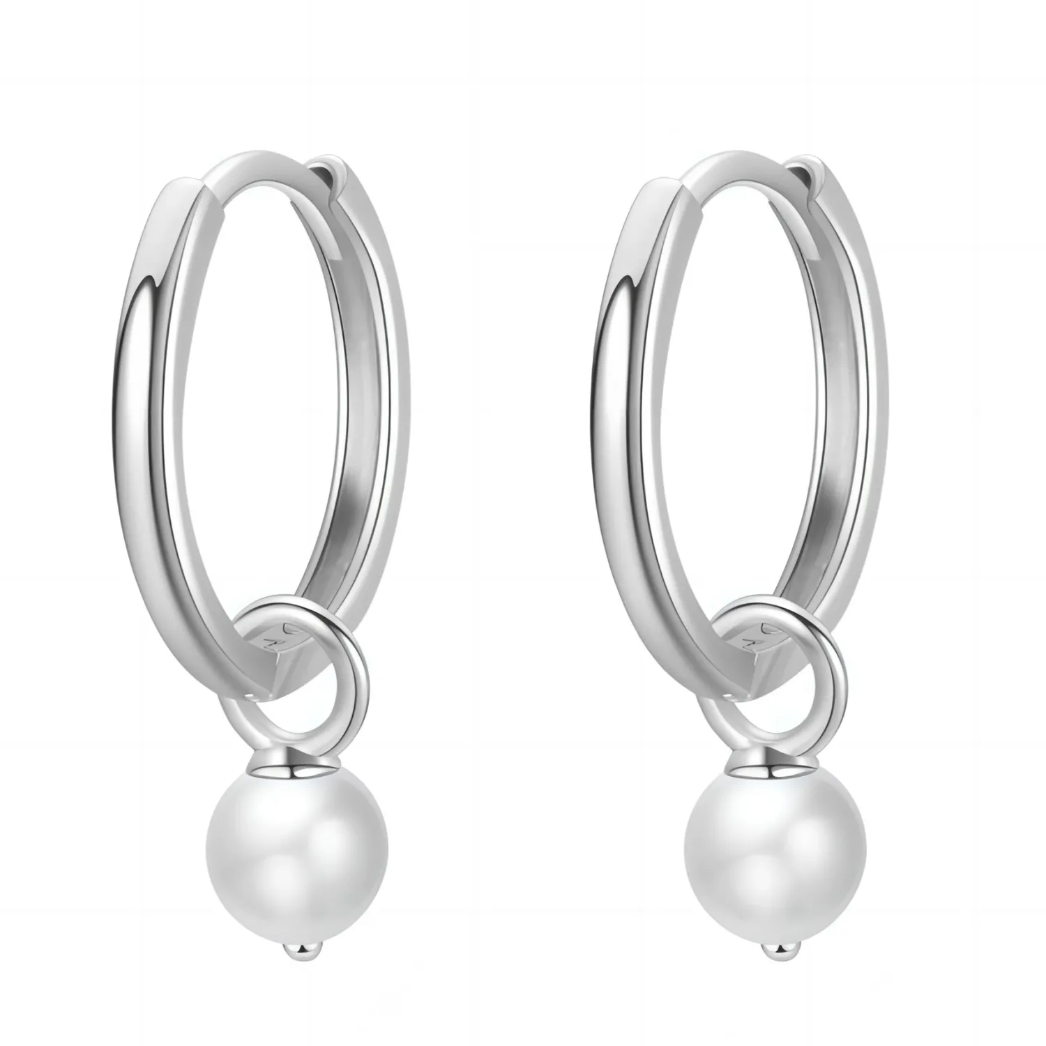 Creolen | Hey Happiness New Beginnings Perlen Creolen Gold 585