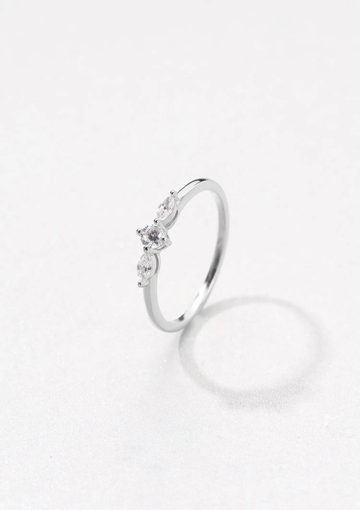 Schlichte Ringe | Hey Happiness Nexus Schmaler Ring Sterlingsilber Silver