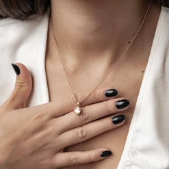 Filigrane Ketten | Hey Happiness November Topas Geburtsstein Halskette Sterlingsilber