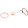 Ohrstecker | Hey Happiness Offene Kreis Ohrstecker Rose Gold