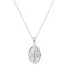 Filigrane Ketten | Hey Happiness Oval Gänseblümchen Kette Sterlingsilber Silver