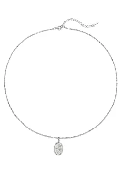 Filigrane Ketten | Hey Happiness Oval Gänseblümchen Kette Sterlingsilber Silver