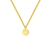Filigrane Ketten | Hey Happiness Ovala Anhänger Kette 14K Gold