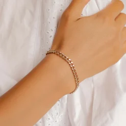 Ketten Armbänder | Hey Happiness Panzerarmband Großgliedrig in Gold