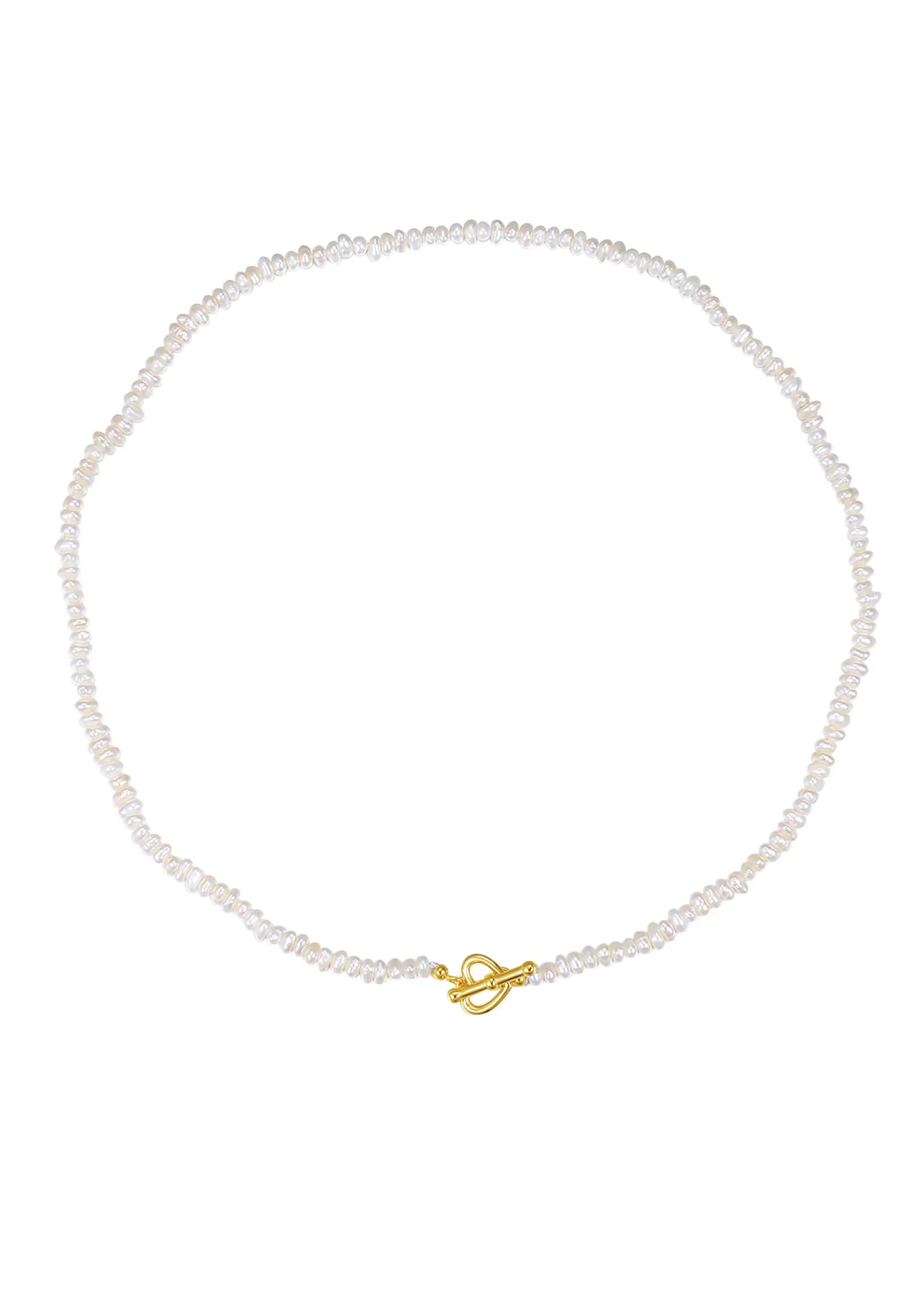 Necklace Sets | Choker Ketten | Hey Happiness Perle Ketten Set Sterlingsilber in Gold