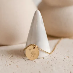 Anhänger | Filigrane Ketten | Hey Happiness Personalisierte Kette Zeichnung Edelstahl