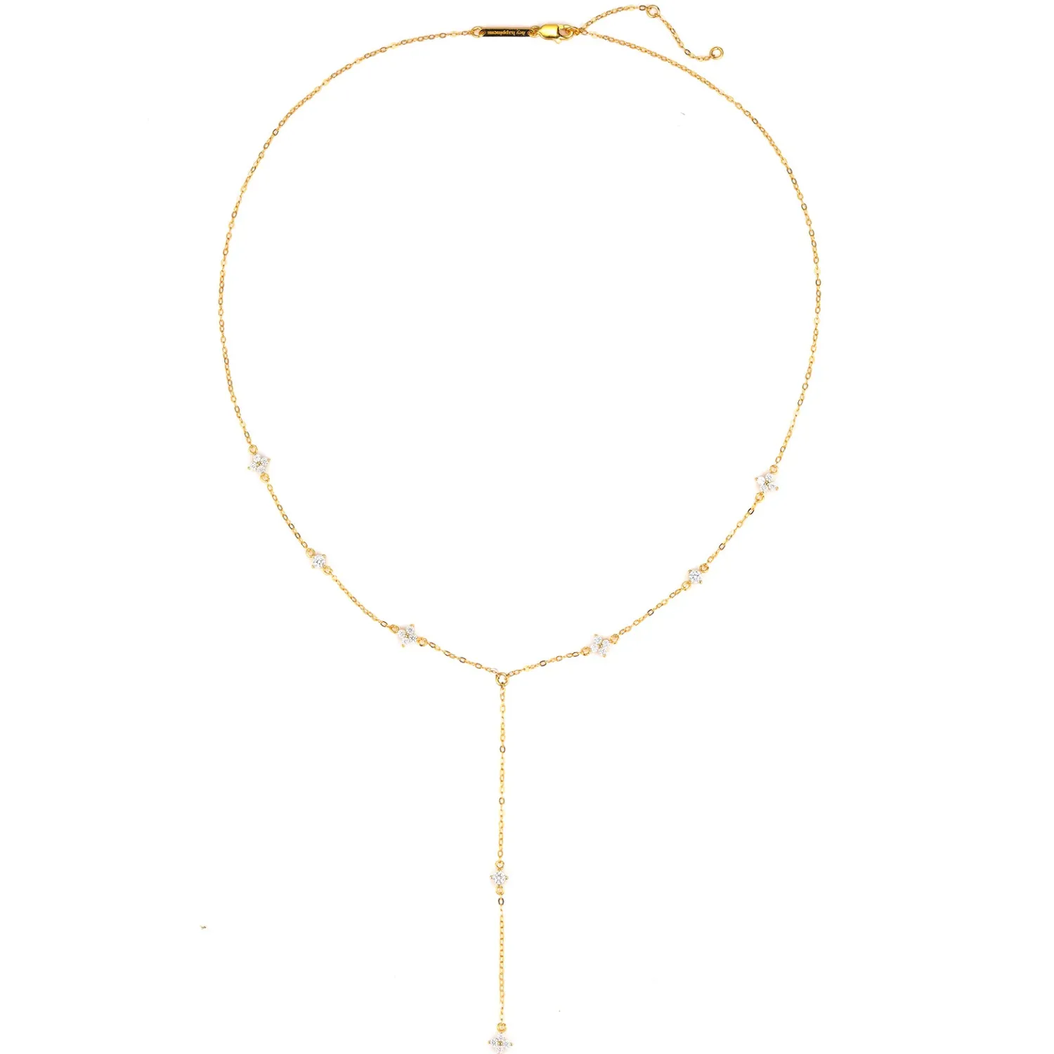 Lariat Necklaces | Filigrane Ketten | Hey Happiness Posy Y Kette Sterlingsilber Gold