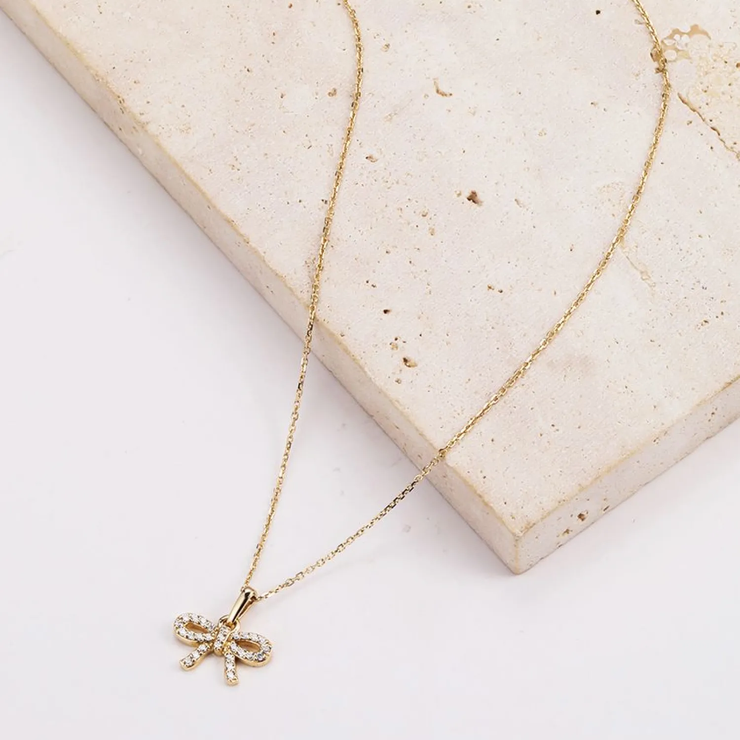 Anhänger | Filigrane Ketten | Hey Happiness Pracht Anhänger Kette aus 9K Gold