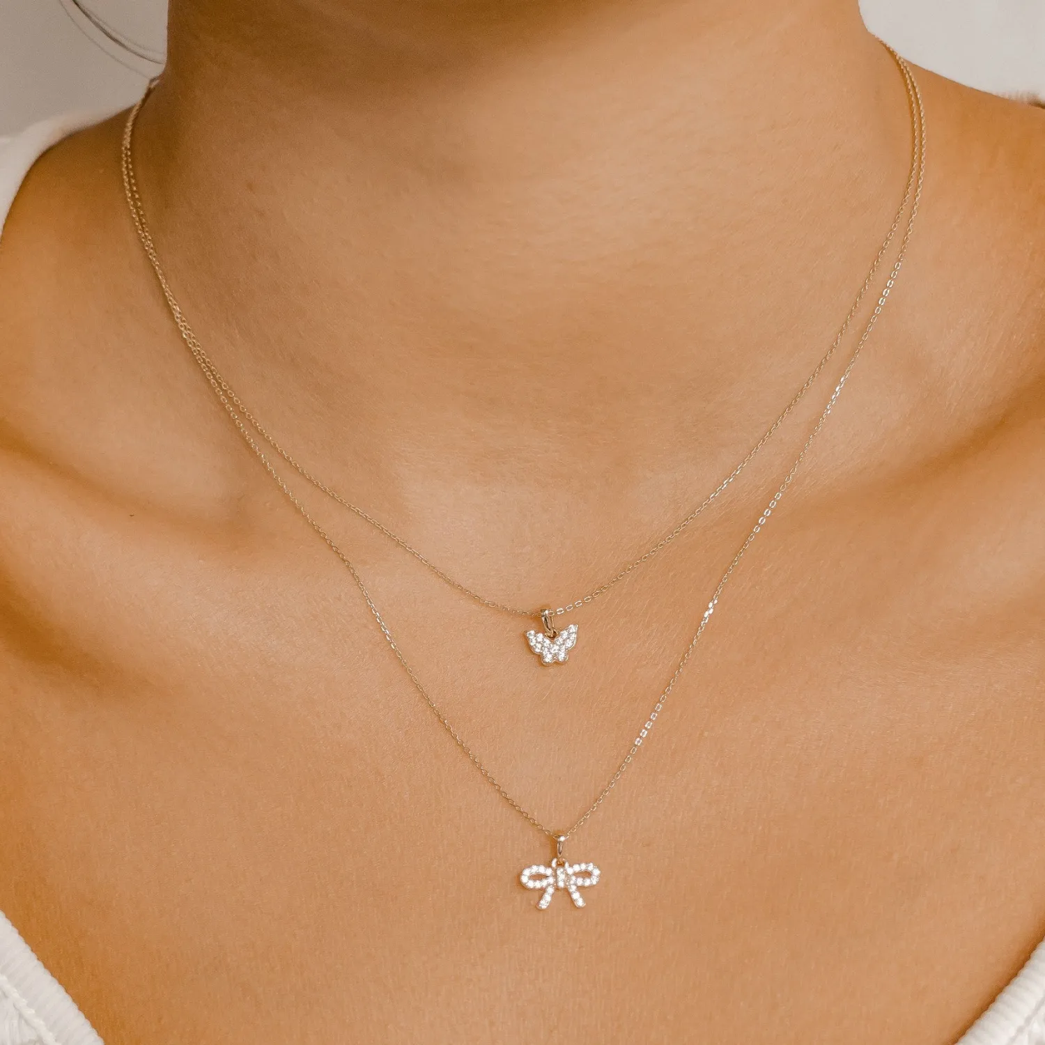 Anhänger | Filigrane Ketten | Hey Happiness Pracht Anhänger Kette aus 9K Gold
