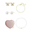 Necklace Sets | Hey Happiness Pretty Pearl Sterling Silver Jewelry and Case Set