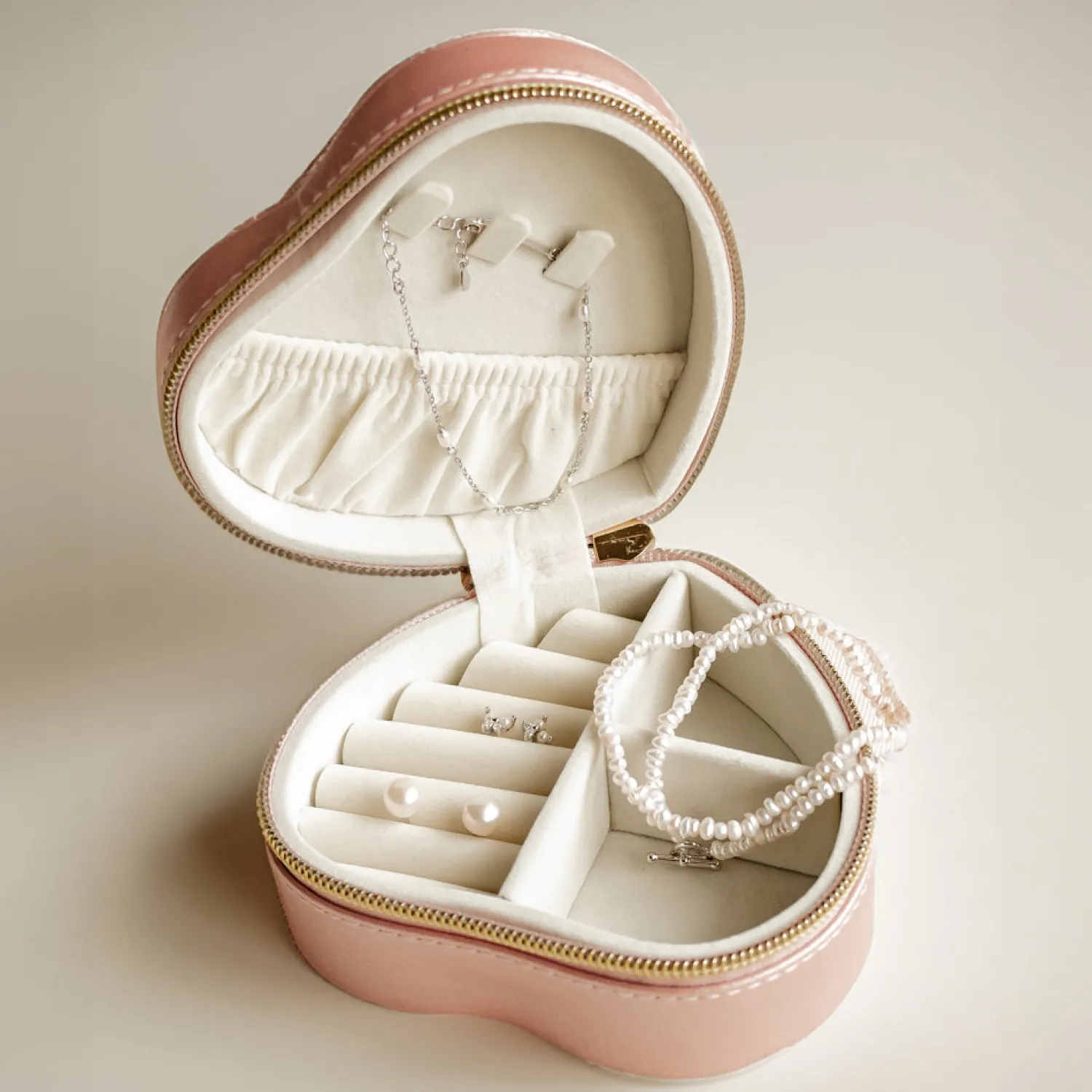 Necklace Sets | Hey Happiness Pretty Pearl Sterling Silver Jewelry and Case Set