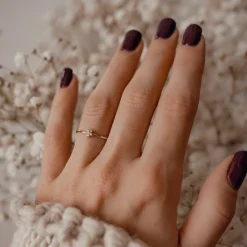 Trauringe Und Eheringe | Hey Happiness Ring 585 Zirkonia Blume Gold