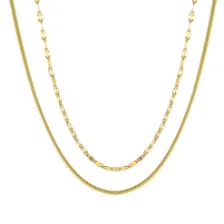 Necklace Sets | Hey Happiness Rolo- und Schlangenketten Set