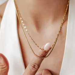 Necklace Sets | Hey Happiness Rolo- und Schlangenketten Set