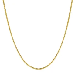Filigrane Ketten | Hey Happiness Runde Schlangenkette Gold