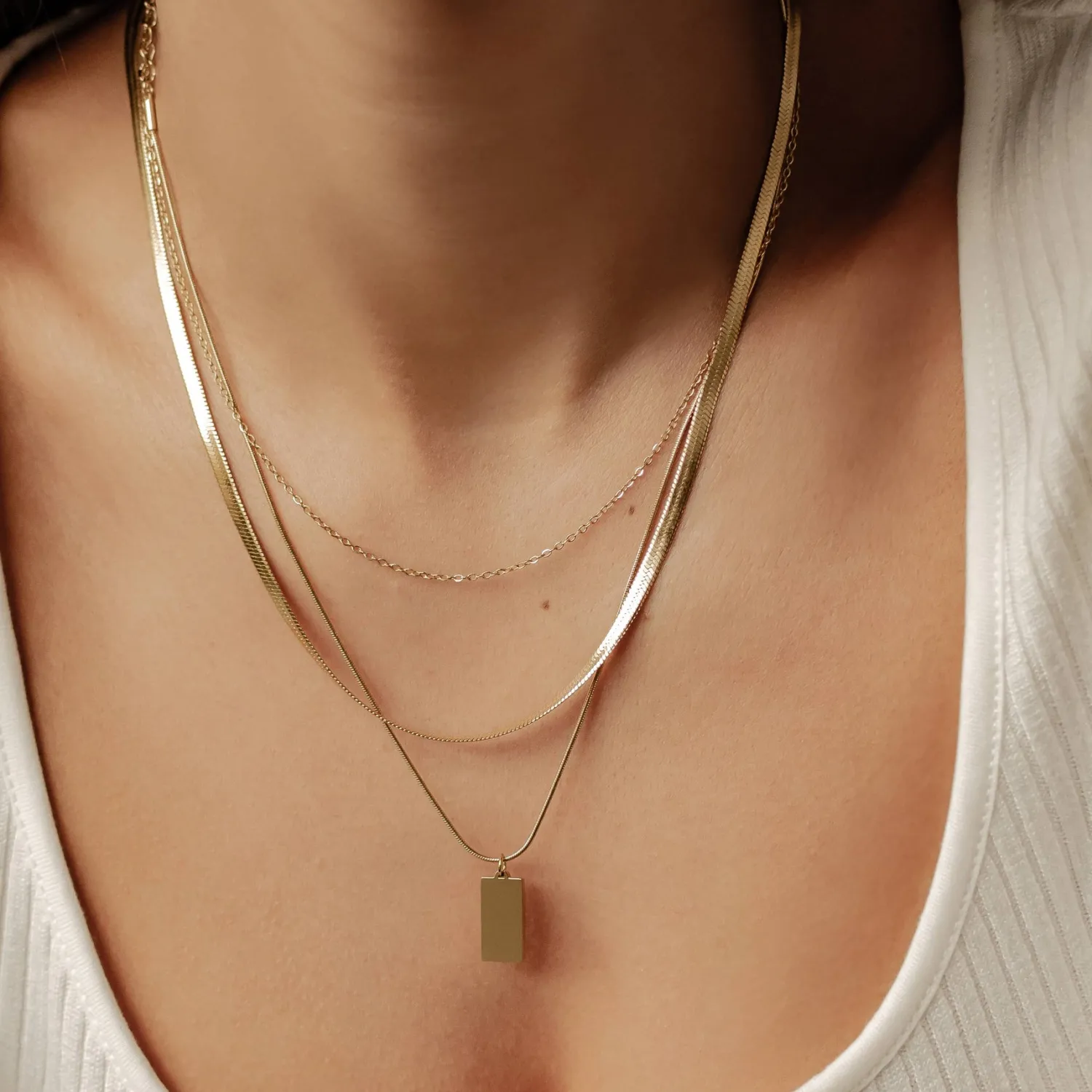 Necklace Sets | Hey Happiness Schlange Mehrketten-Halskette Set
