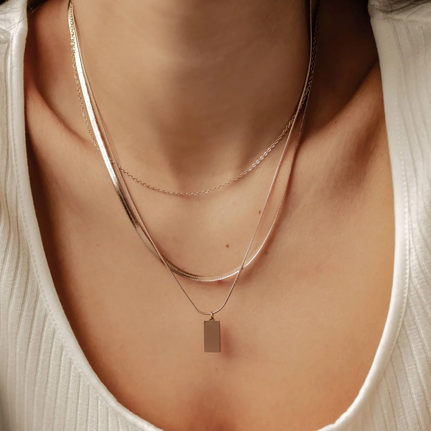 Necklace Sets | Hey Happiness Schlange Mehrketten-Halskette Set