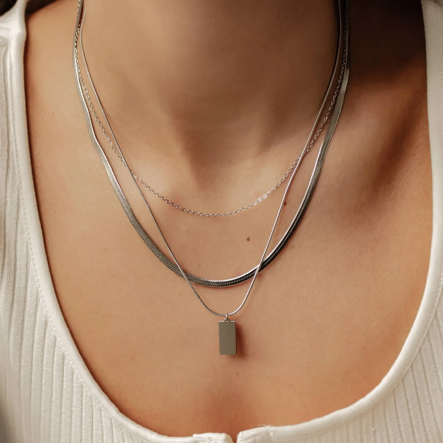 Necklace Sets | Hey Happiness Schlange Mehrketten-Halskette Set