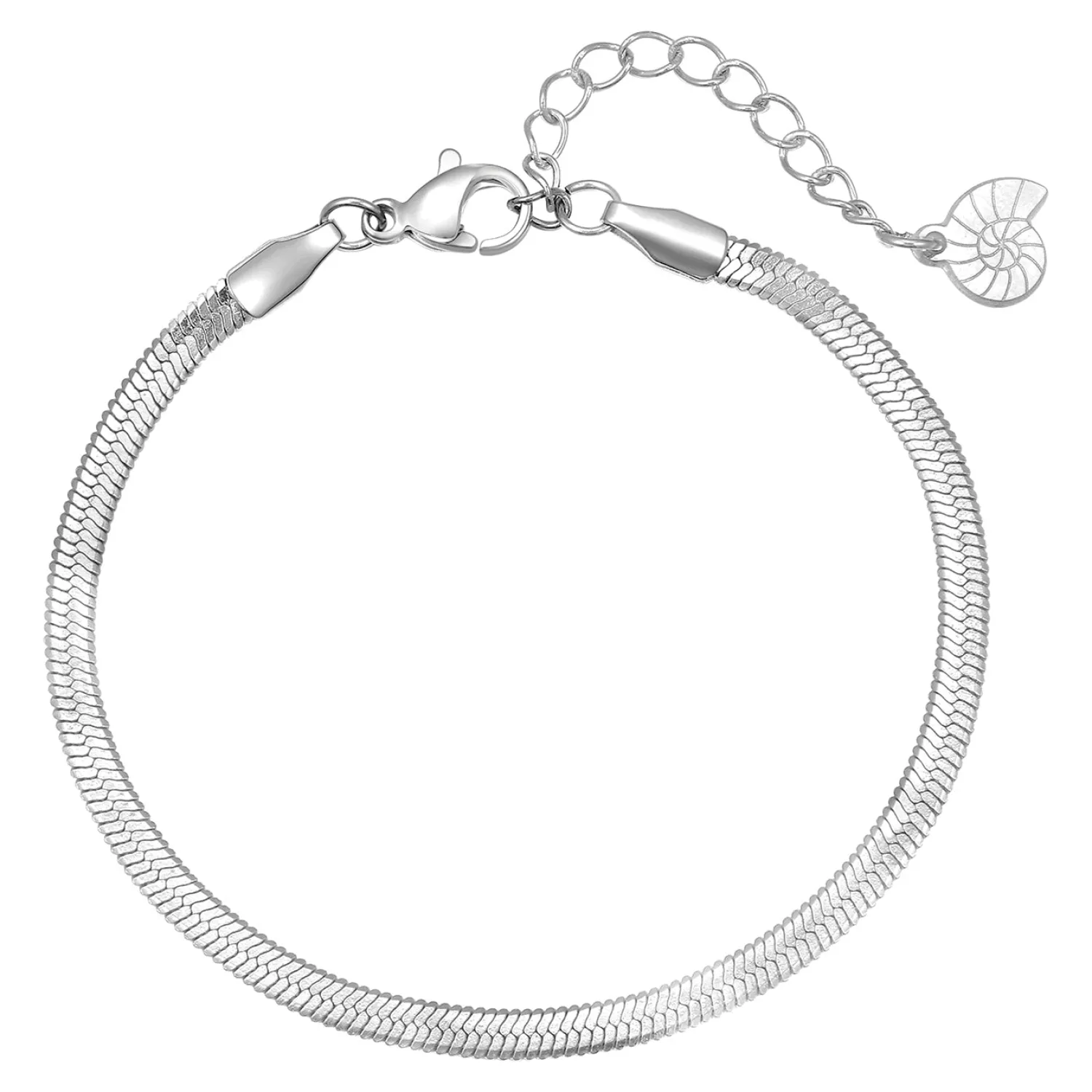 Ketten Armbänder | Hey Happiness Schlangenarmband Silberfarbe Silver