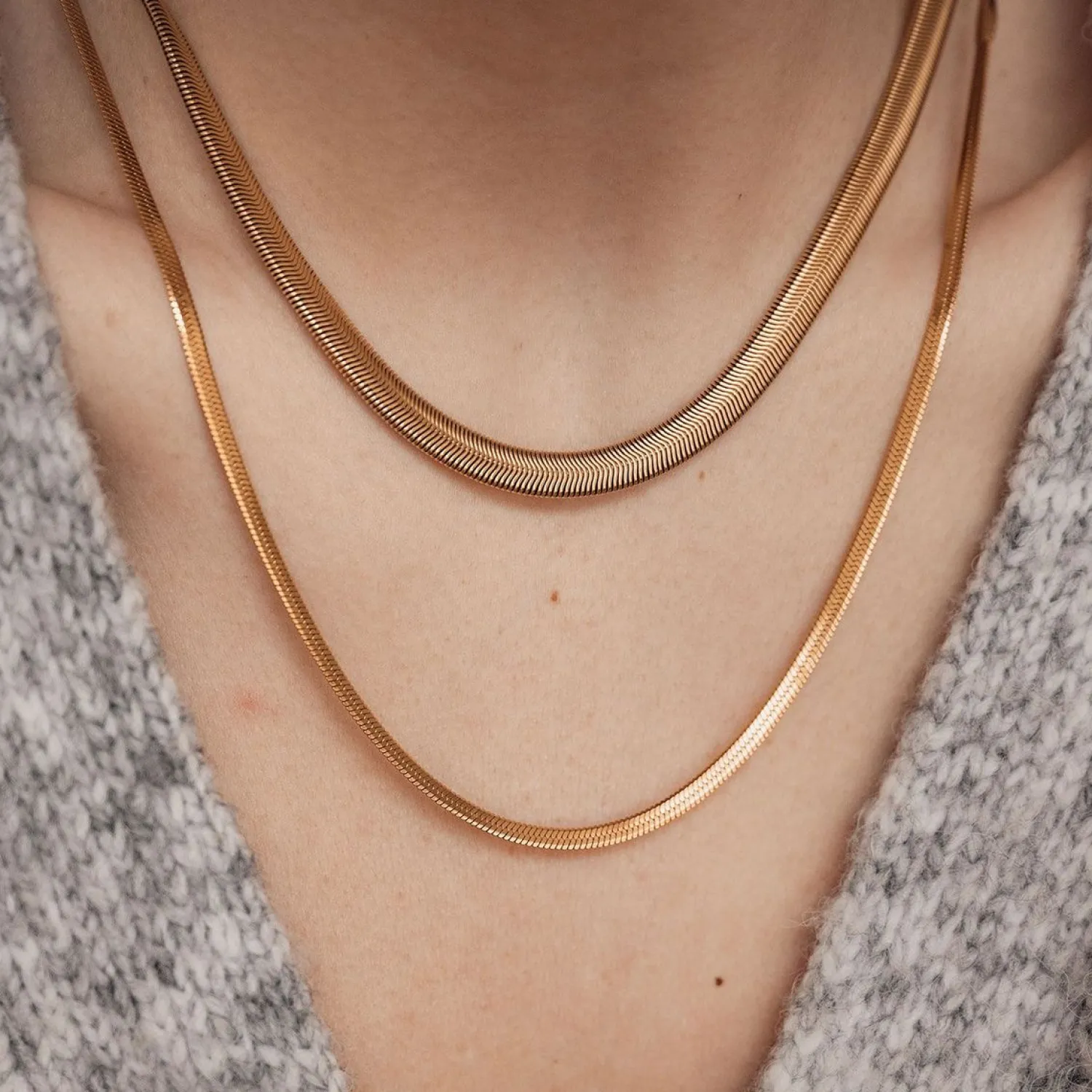Necklace Sets | Hey Happiness Schlangenketten Set