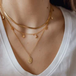 Choker Ketten | Filigrane Ketten | Hey Happiness Schlichte Choker Kette in Gold