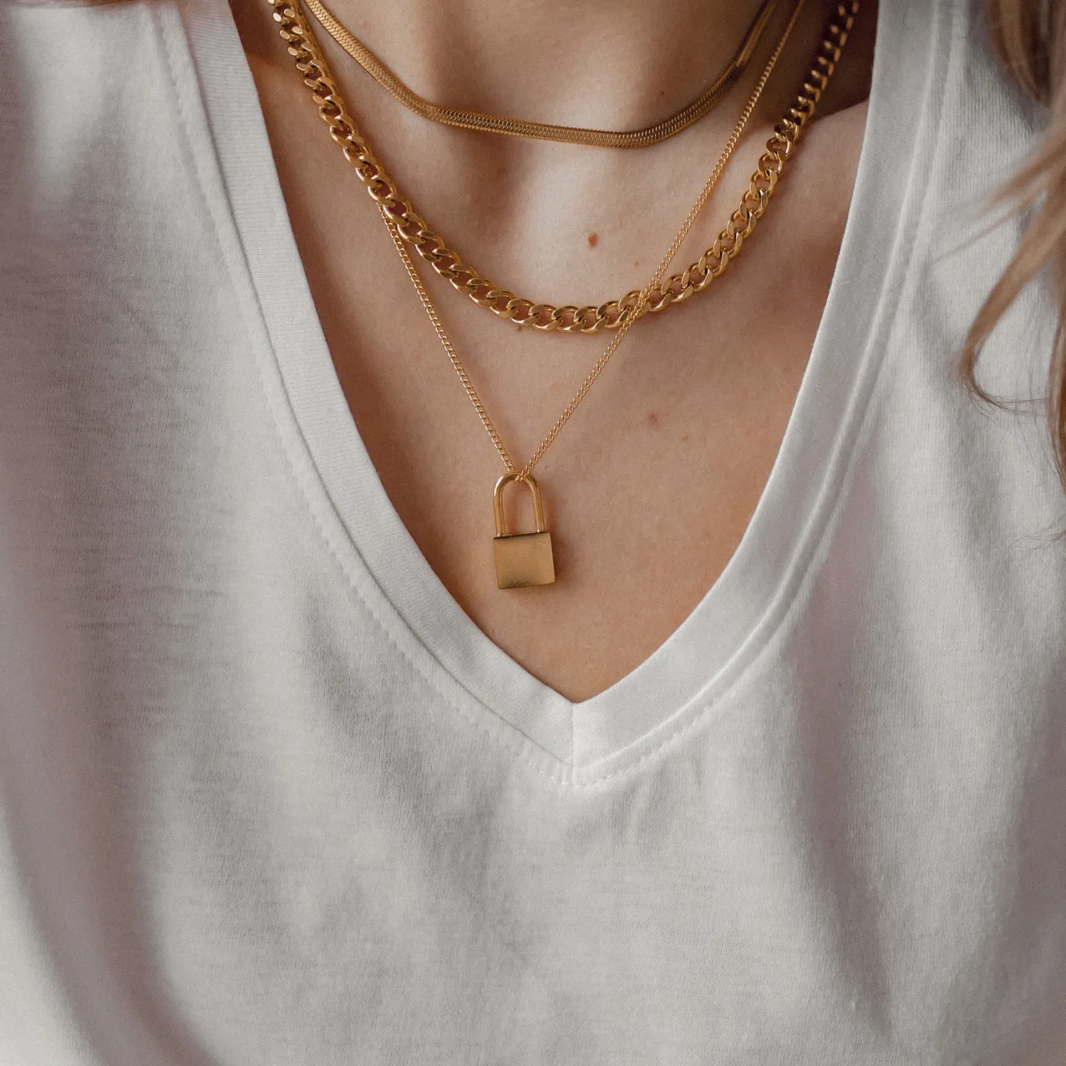 Choker Ketten | Filigrane Ketten | Hey Happiness Schlichte Choker Kette in Gold