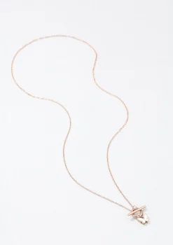 Filigrane Ketten | Hey Happiness Schmetterling Kette mit Knebelverschluss Rosegold Rose Gold