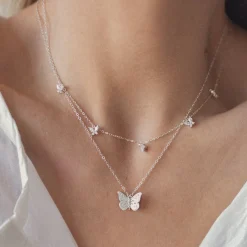 Necklace Sets | Hey Happiness Schmetterling Ketten Sterlingsilber Silver