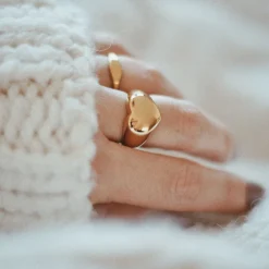 Auffällige Ringe | Hey Happiness Schöner Ring farbe Gold