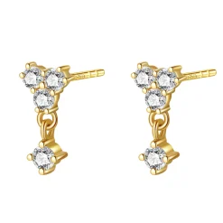 Ohrstecker | Hey Happiness Serenity 585 Ohrstecker Gold