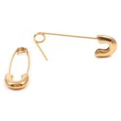 Ohrstecker | Hey Happiness Sicherheitsnadel Ohrringe farbe Gold