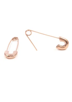 Ohrstecker | Hey Happiness Sicherheitsnadel Ohrringe Rosegold Rose Gold