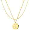 Necklace Sets | Hey Happiness Smiley Gesicht Layering Ketten Set