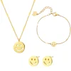 Necklace Sets | Hey Happiness Smiley Schmuckset in Gold