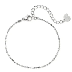 Ketten Armbänder | Hey Happiness Stab und Kugel Armband in Silber Silver