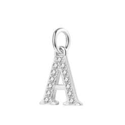 Anhänger | Hey Happiness Sterlingsilber Anhänger Buchstabe Silver