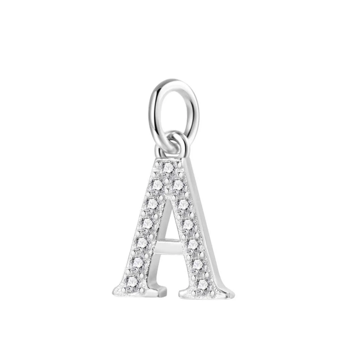 Anhänger | Hey Happiness Sterlingsilber Anhänger Buchstabe Silver