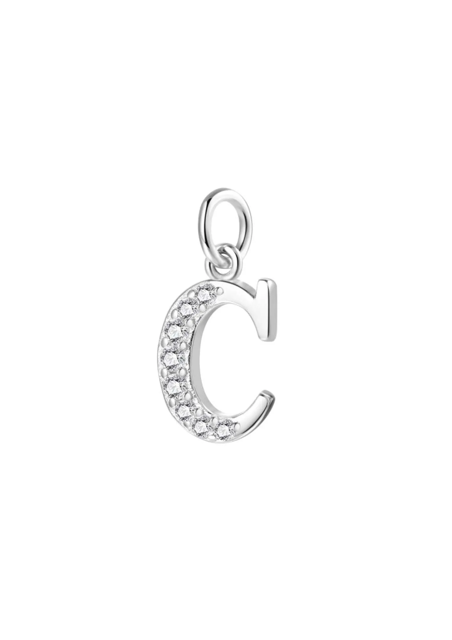 Anhänger | Hey Happiness Sterlingsilber Anhänger Buchstabe Silver