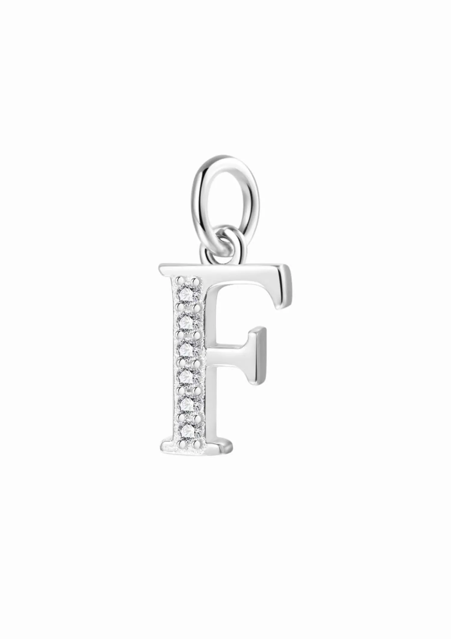 Anhänger | Hey Happiness Sterlingsilber Anhänger Buchstabe Silver