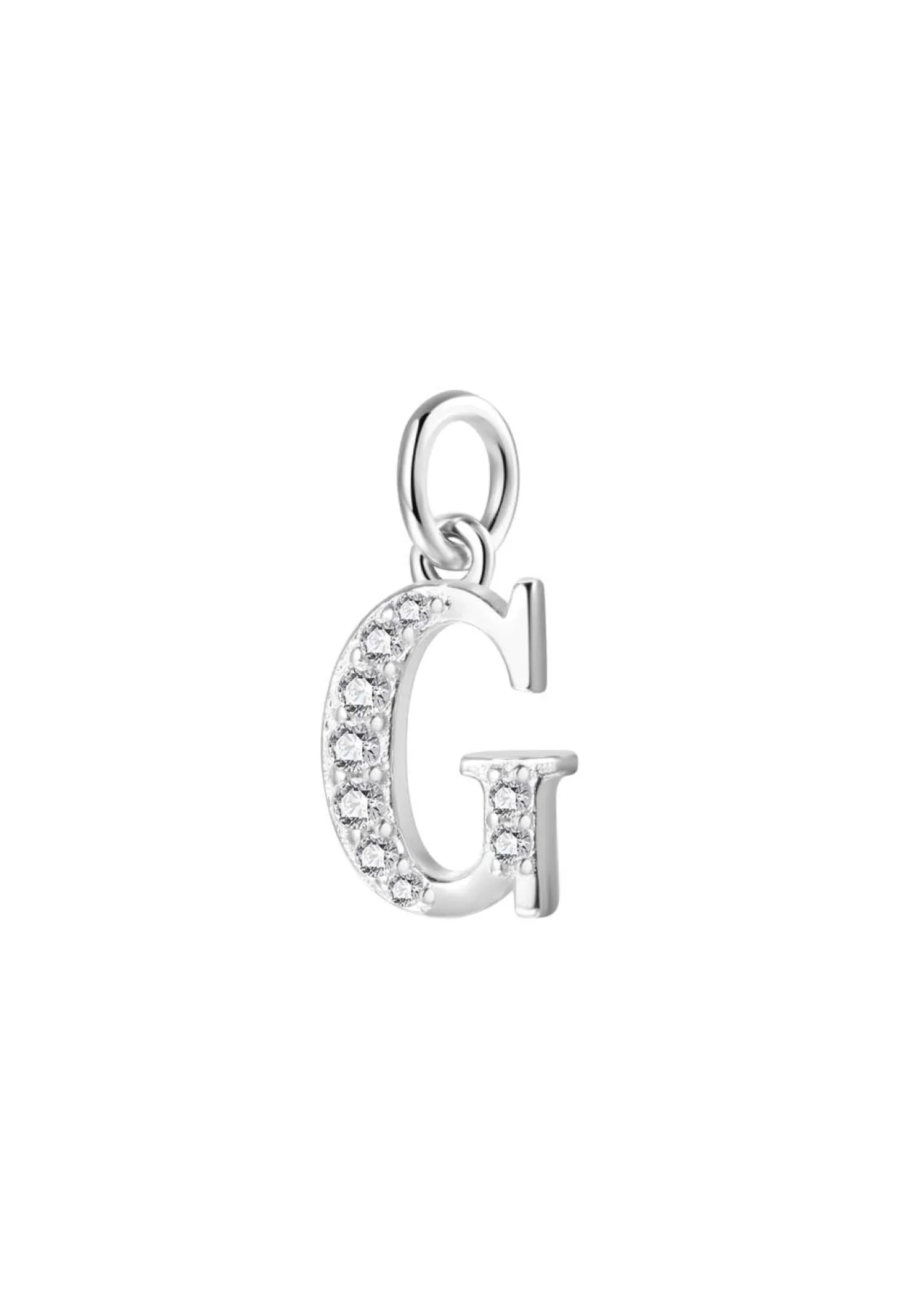 Anhänger | Hey Happiness Sterlingsilber Anhänger Buchstabe Silver